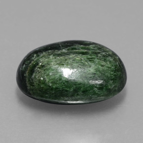 Maw-sit-sit verde naturale da 9,99 ct, taglio ovale, opaco