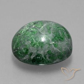 Maw-Sit-Sit Verde medio naturale da 10.77 ct, Ovale, Opaco