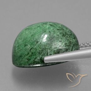 Maw-Sit-Sit Verde medio naturale da 11.99 ct, Ovale, Opaco