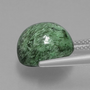 Maw-sit-sit Verde naturale da 8.55 ct, Taglio rotondo, Opaco