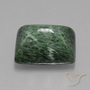 Maw-Sit-Sit Verde terroso naturale da 13.36 ct, Taglio a baguette, Opaco