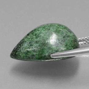 Maw-sit-sit Verde naturale da 14.60 ct, Forma a pera, Opaco