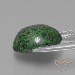 Maw-sit-sit naturale verde da 8,01 ct, taglio rotondo, opaco