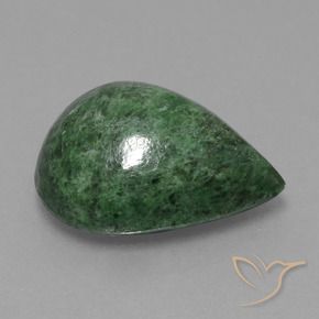 Maw-Sit-Sit Verde Pino naturale da 8.66 ct, Forma a pera, Opaco