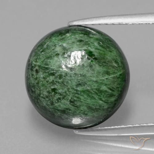 9.17ct Naturale Verde medio Maw-sit-sit, Rotondo, Opaco