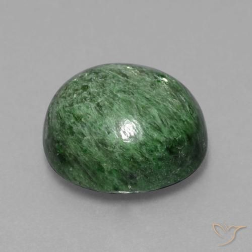 Maw-Sit-Sit Verde medio naturale da 9.17 ct, Rotondo, Opaco