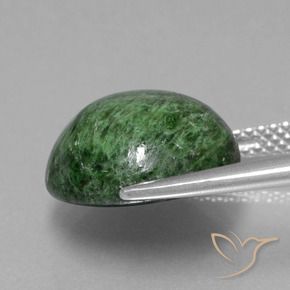 Maw-sit-sit naturale verde da 9,64 ct, taglio rotondo, opaco