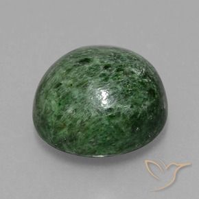 Maw-Sit-Sit Verde scuro naturale da 9.28 ct, Rotondo, Opaco