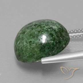 Maw-Sit-Sit Verde scuro naturale da 9.28 ct, Rotondo, Opaco