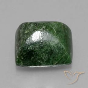 Maw-Sit-Sit Verde terroso naturale da 9.44 ct, Taglio a baguette, Opaco