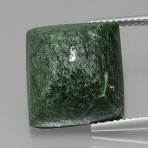 Maw-sit-sit naturale verde da 15,15 ct, baguette, opaco