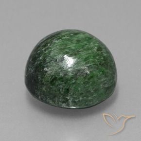 Maw-Sit-Sit Verde Pino Pallido naturale da 14.85 ct, Rotondo, Opaco
