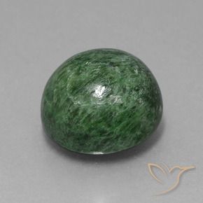 Maw-Sit-Sit Verde Pino naturale da 13.22 ct, Rotondo, Opaco