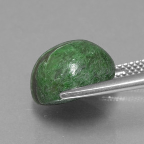 Maw-sit-sit naturale verde da 9,13 ct, taglio rotondo, opaco