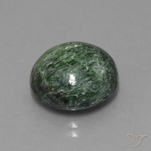 Maw-Sit-Sit Verde scuro naturale da 10.46 ct, Rotondo, Opaco