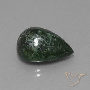 Maw-Sit-Sit Verde medio naturale da 10.04 ct, Forma a pera, Opaco