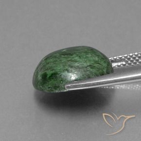 Maw-Sit-Sit Verde scuro naturale da 7.37 ct, Rotondo, Opaco
