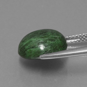 Maw-sit-sit Verde naturale da 6.17 ct, Taglio rotondo, Opaco