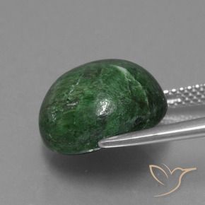 Maw-Sit-Sit Verde scuro naturale da 12.01 ct, Rotondo, Opaco
