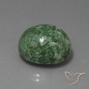 Maw-Sit-Sit Verde medio naturale da 14.41 ct, Ovale, Opaco