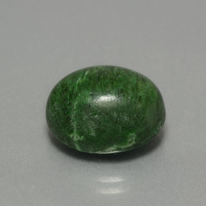 Maw-sit-sit naturale verde da 12,36 ct, taglio ovale, opaco