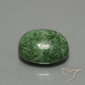 Maw-Sit-Sit Verde medio naturale da 12.65 ct, Ovale, Opaco