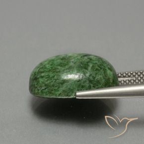 Maw-Sit-Sit Verde medio naturale da 12.65 ct, Ovale, Opaco