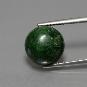 Maw-sit-sit Verde naturale da 8.58 ct, Taglio rotondo, Opaco
