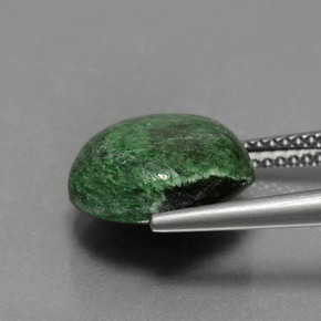 Maw-sit-sit Verde naturale da 6.83 ct, Taglio rotondo, Opaco