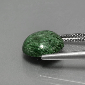 Maw-sit-sit Verde naturale da 4.06 ct, Taglio rotondo, Opaco