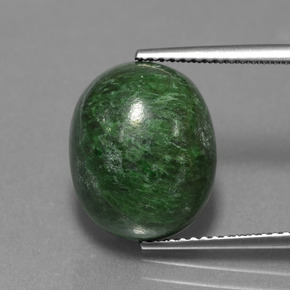 Maw-sit-sit naturale verde da 10,35 ct, taglio ovale, opaco
