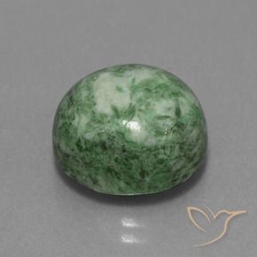 Maw-Sit-Sit Verde muschio caldo naturale da 11.85 ct, Rotondo, Opaco