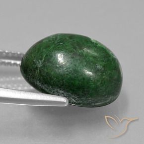 Maw-Sit-Sit Verde scuro naturale da 10.52 ct, Ovale, Opaco
