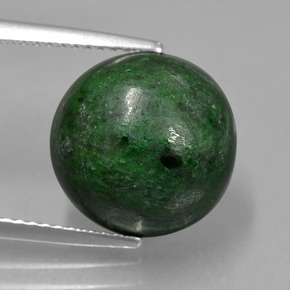 Maw-sit-sit Verde naturale da 9.12 ct, Taglio rotondo, Opaco
