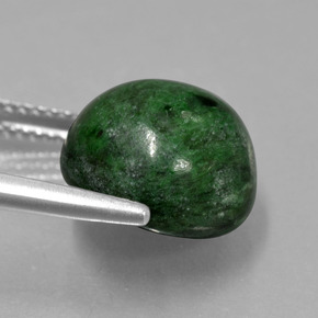 Maw-sit-sit Verde naturale da 9.12 ct, Taglio rotondo, Opaco