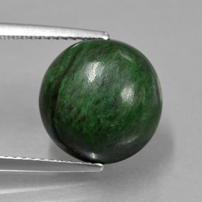 Maw-sit-sit Verde naturale da 8.24 ct, Taglio rotondo, Opaco