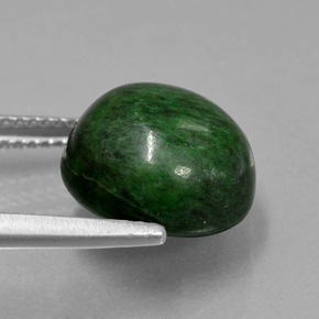 Maw-sit-sit Verde naturale da 8.24 ct, Taglio rotondo, Opaco
