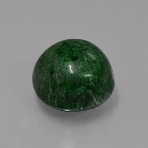 Maw-sit-sit naturale verde da 7,24 ct, taglio rotondo, opaco