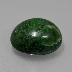 Maw-sit-sit naturale verde da 9,65 ct, taglio ovale, opaco