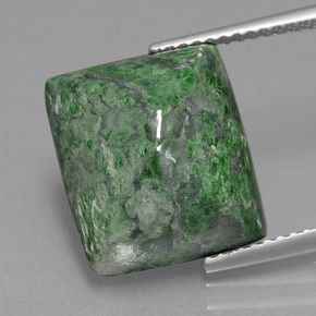 Maw-sit-sit naturale verde da 11,56 ct, baguette, opaco