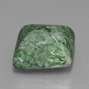 Maw-sit-sit naturale verde da 11,56 ct, baguette, opaco