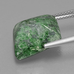 Maw-sit-sit naturale verde da 11,56 ct, baguette, opaco