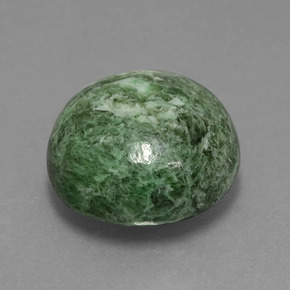 Maw-sit-sit Verde naturale da 11.20 ct, Taglio rotondo, Opaco