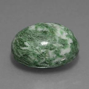 Maw-sit-sit Verde naturale da 10.07 ct, Taglio ovale, Opaco