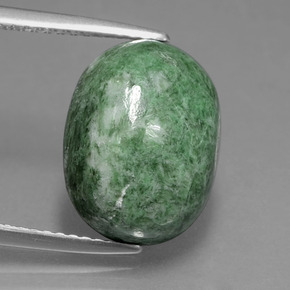 Maw-sit-sit Verde naturale da 8.24 ct, Taglio ovale, Opaco