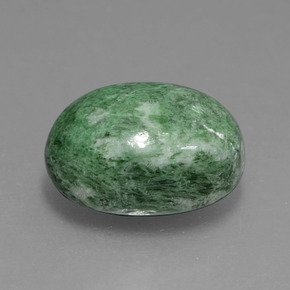 Maw-sit-sit Verde naturale da 8.24 ct, Taglio ovale, Opaco