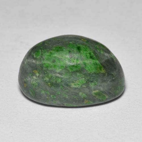 Maw-sit-sit Verde scuro naturale da 10.29 ct, Taglio ovale, Opaco