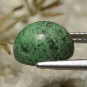 Maw-sit-sit naturale verde da 4,29 ct, taglio ovale, opaco