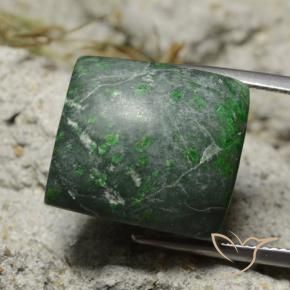 Maw-Sit-Sit Verde scuro naturale da 33.51 ct, Taglio a baguette, Opaco