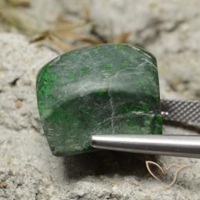Maw-Sit-Sit Verde scuro naturale da 33.51 ct, Taglio a baguette, Opaco